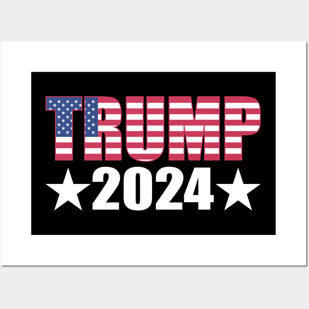 Trump 2024 Wall Art by Nolinomeg